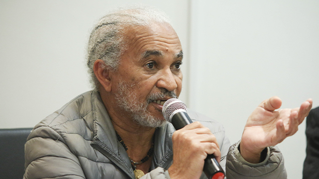 Flávio Jorge durante a Assembleia do Instituto Lula, em julho de 2023. Foto: Elineudo Meira (Chokito)